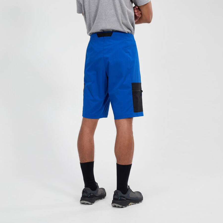 männer-wanderung-air stretch short - blau berghaus