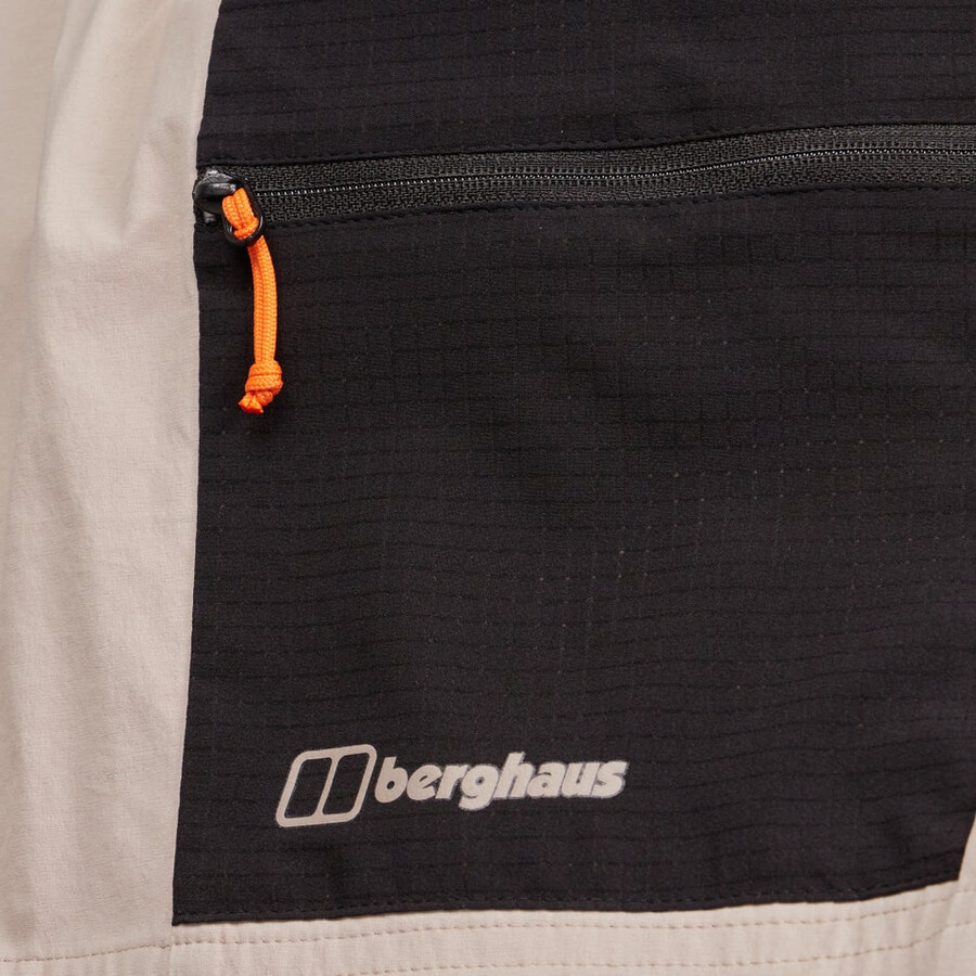 männer-wanderung-air stretch short - grau berghaus