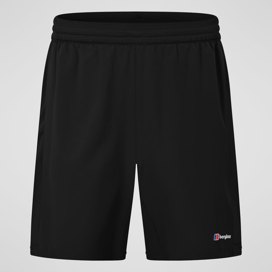 männer s wayside short - black die berghaus