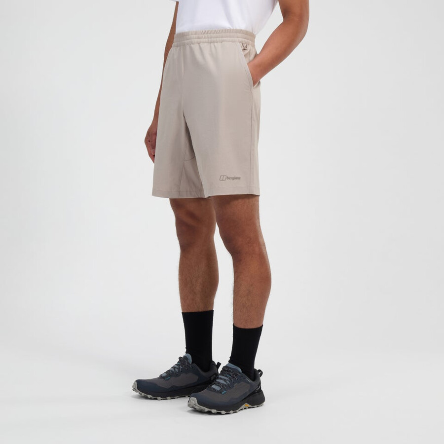 männer wandermoor wind kurz - grau berghaus