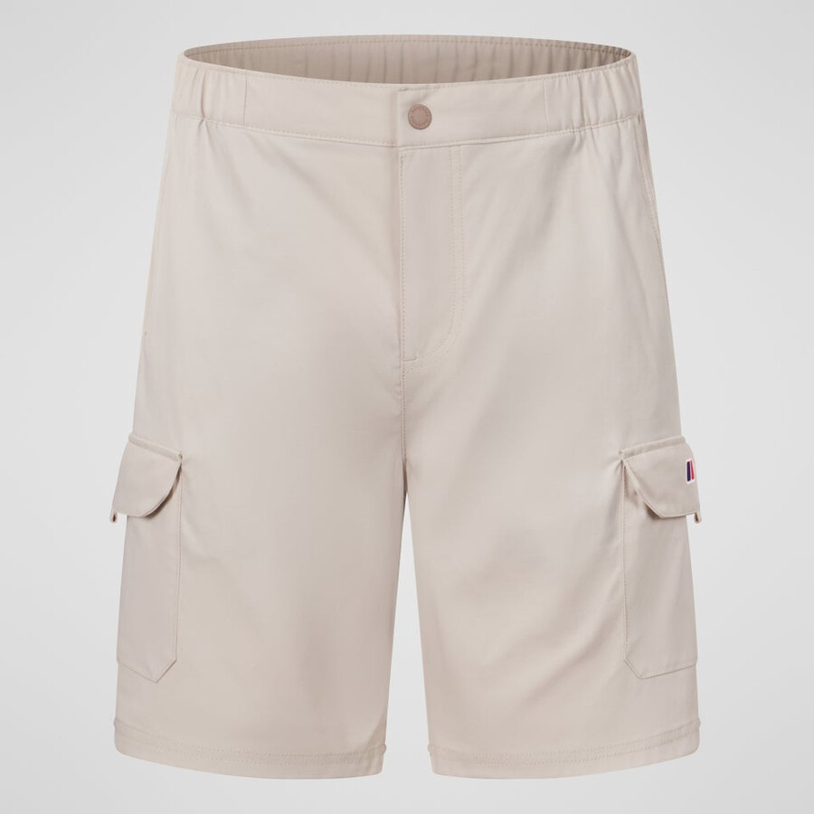 männer kirkfell cargo-short - grau berghaus