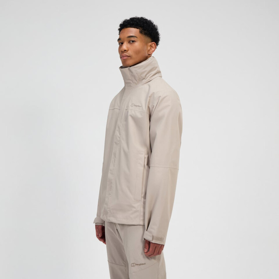men s rg alpha 2.0 wasserdichte jacke - grau berghaus