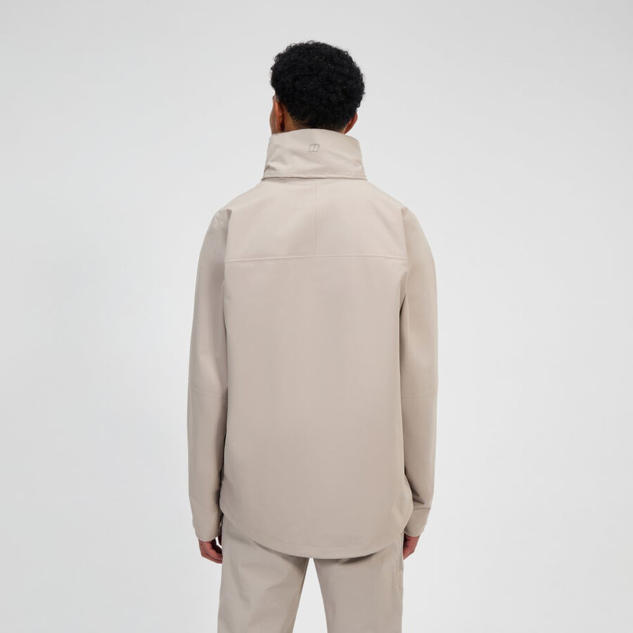 men s rg alpha 2.0 wasserdichte jacke - grau berghaus
