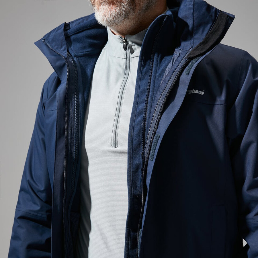 men s rg alpha 2.0 gemini 3in1 jacke - dark blue berghaus