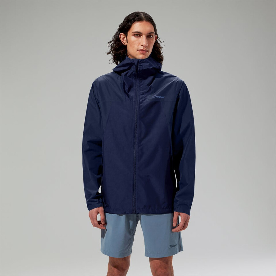 men s deluge pro 3.0 waterproof jacket blue berghaus