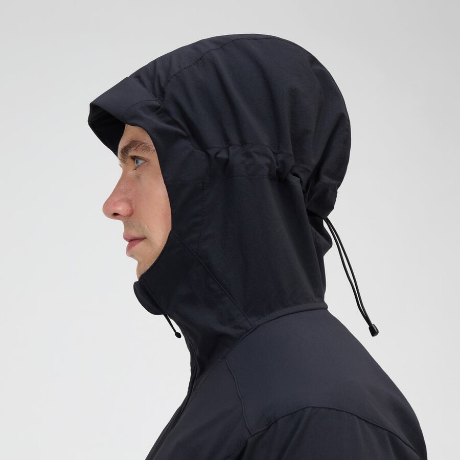 männer s ridge-roamer lite softshell jacke - schwarz berghaus