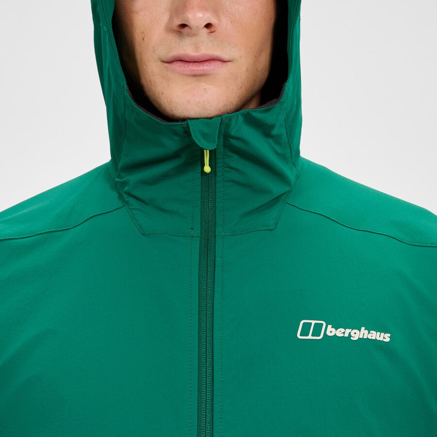 männer s ridge-roamer lite softshell jacke - grün berghaus