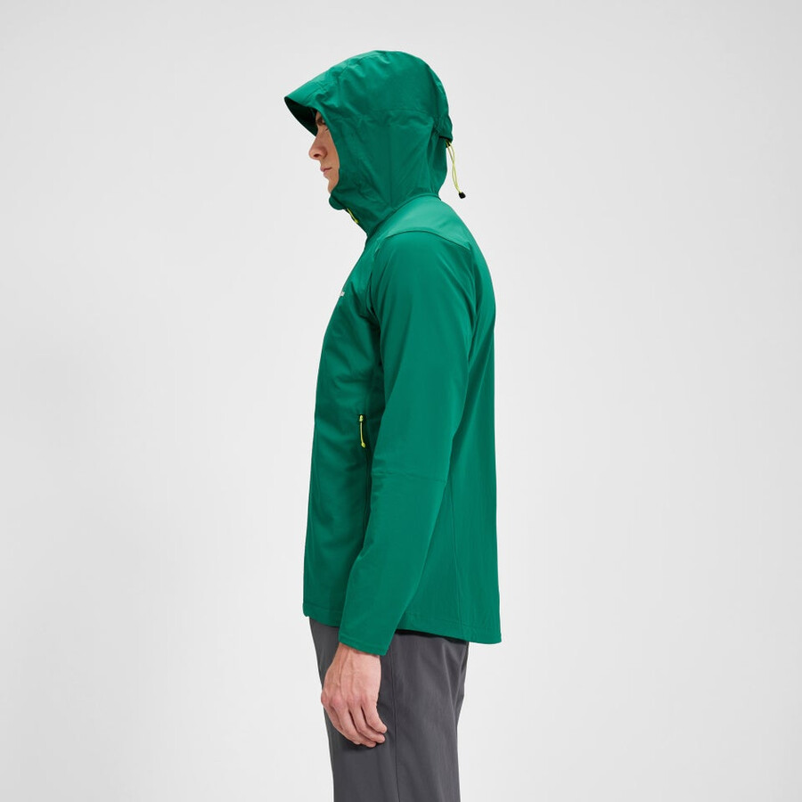 männer s ridge-roamer lite softshell jacke - grün berghaus