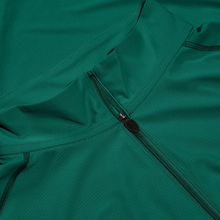 men s 247 half zip long sleeve tech tee - green berghaus