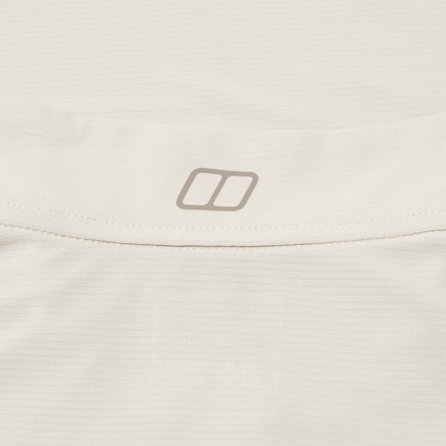 men s 247 half zip long sleeve tech tee - grau berghaus