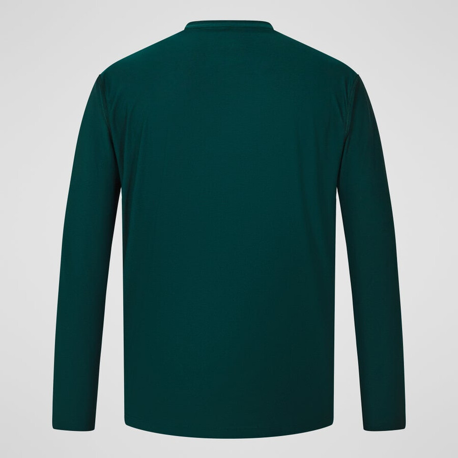 men s 247 crew long sleeve tech tee - green berghaus