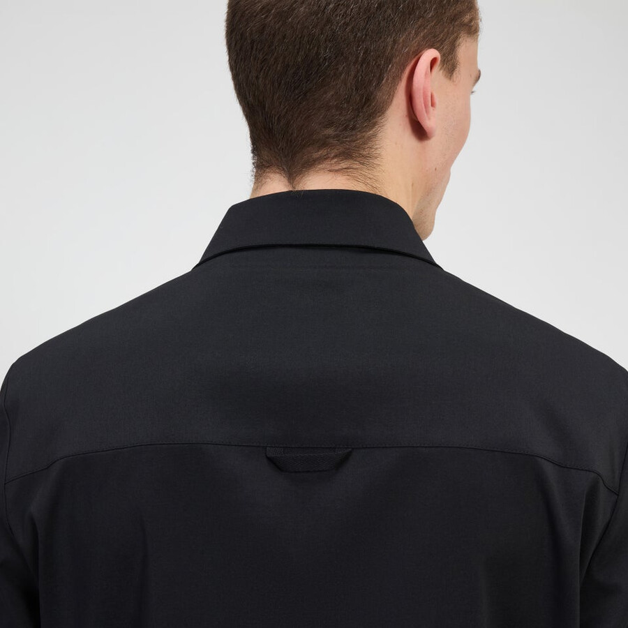 herren explorer long sleeve overshirt - schwarz berghaus