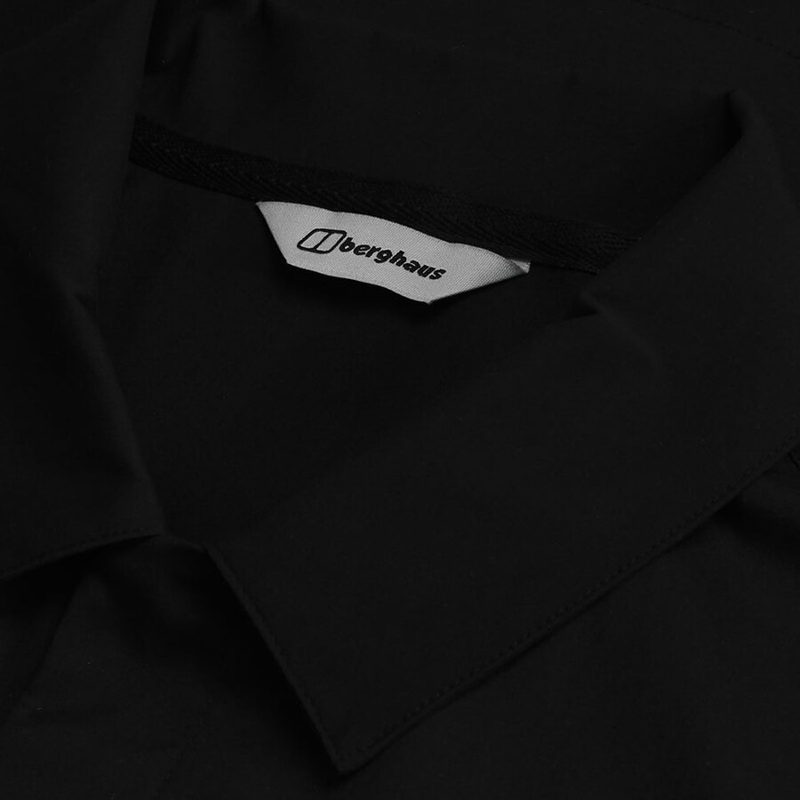 men s explorer short sleeve overshirt - schwarz berghaus