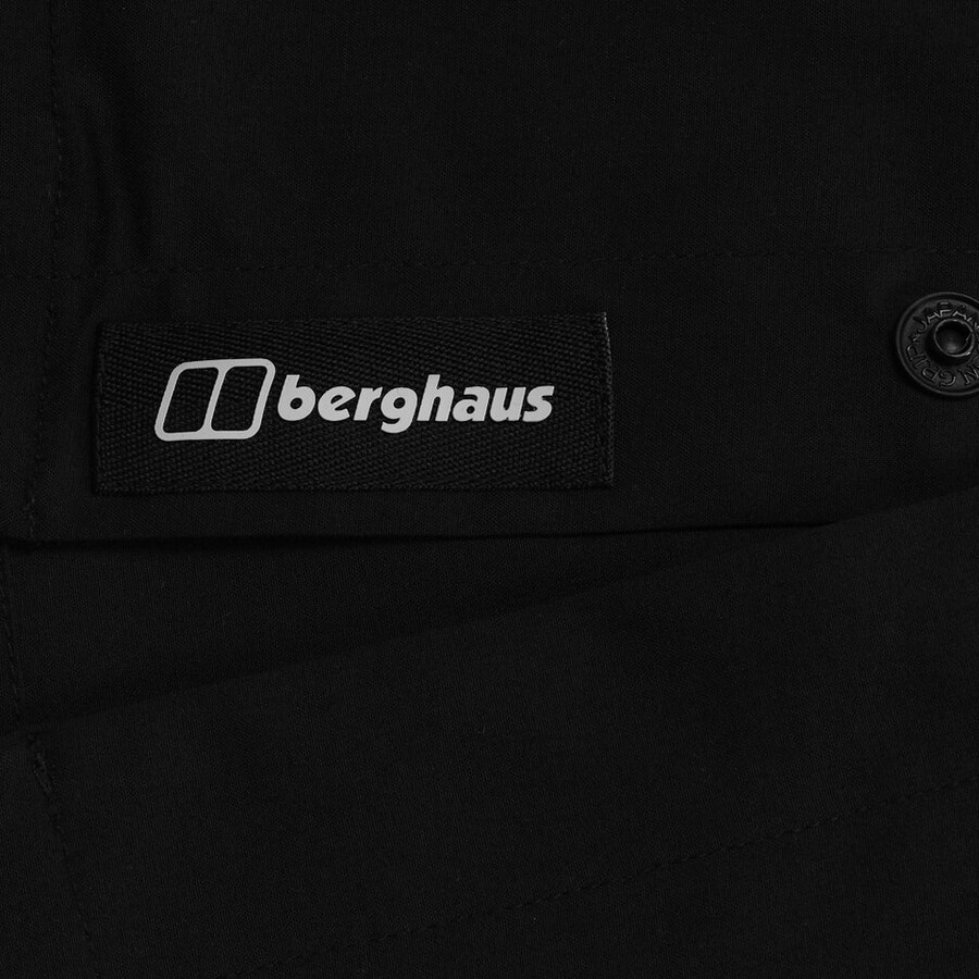 men s explorer short sleeve overshirt - schwarz berghaus