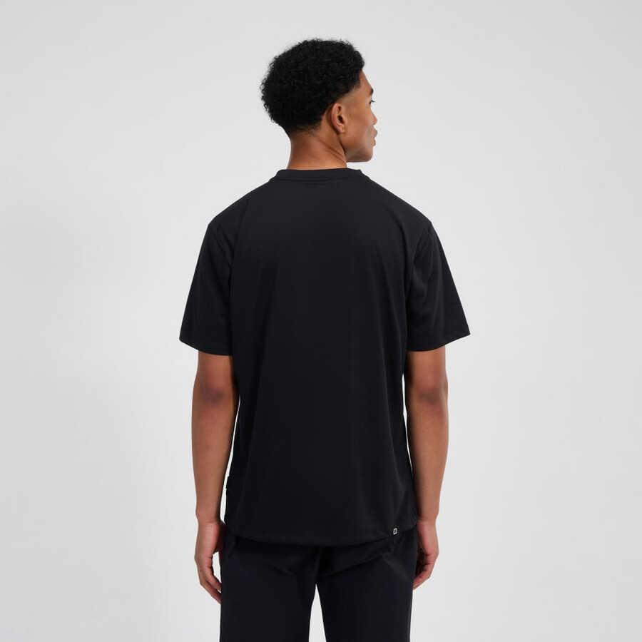 herren relaxed short sleeve tech tee - black die berghaus