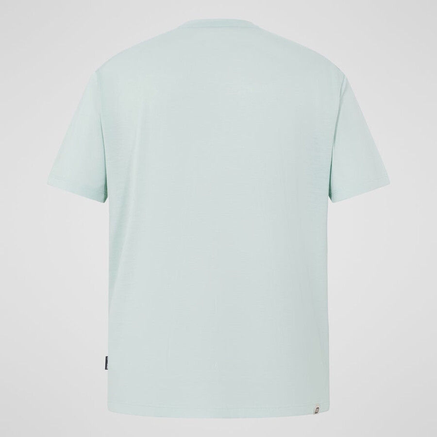 men s entspannt mit kurzen Ärmeln tech tee - green berghaus