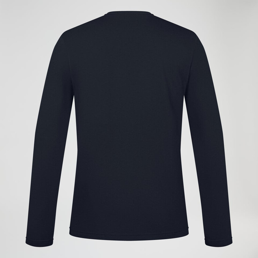 men s berghaus big logo long sleeve tee - schwarz berghaus