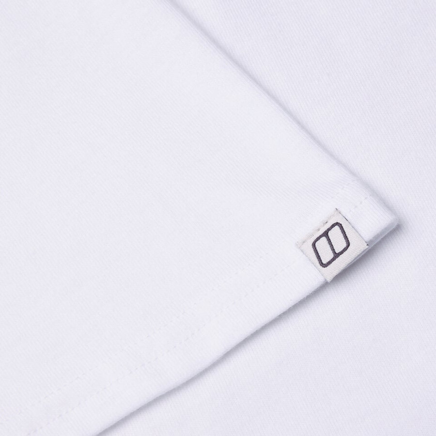 men s berghaus klasse logo tee - white berghaus