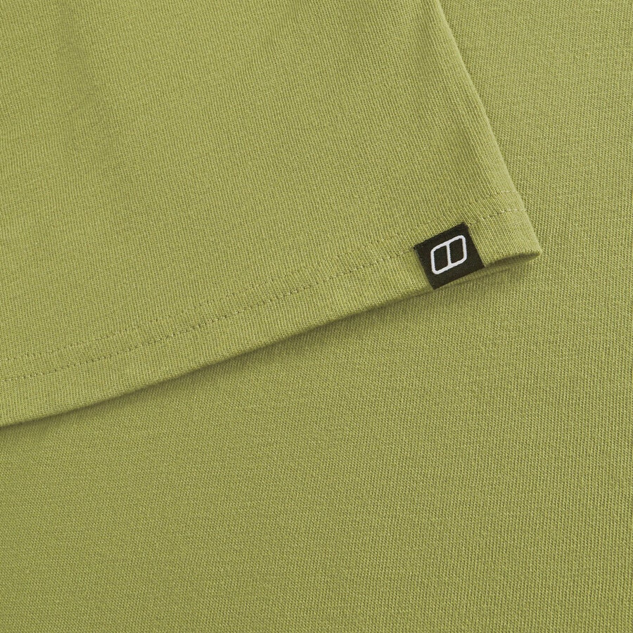 männer s-klasse-logo-t-shirt - grün berghaus