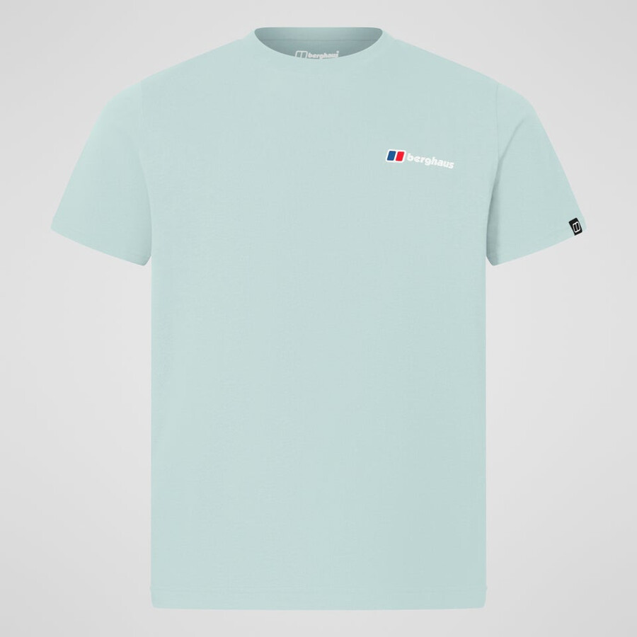 männer s-klasse-logo-t-shirt - grün berghaus
