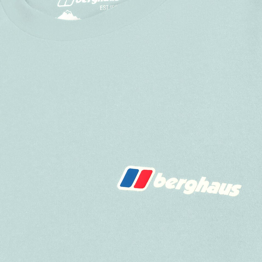 männer s-klasse-logo-t-shirt - grün berghaus