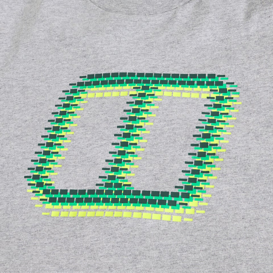 men s glitched blöcke tee - grau berghaus