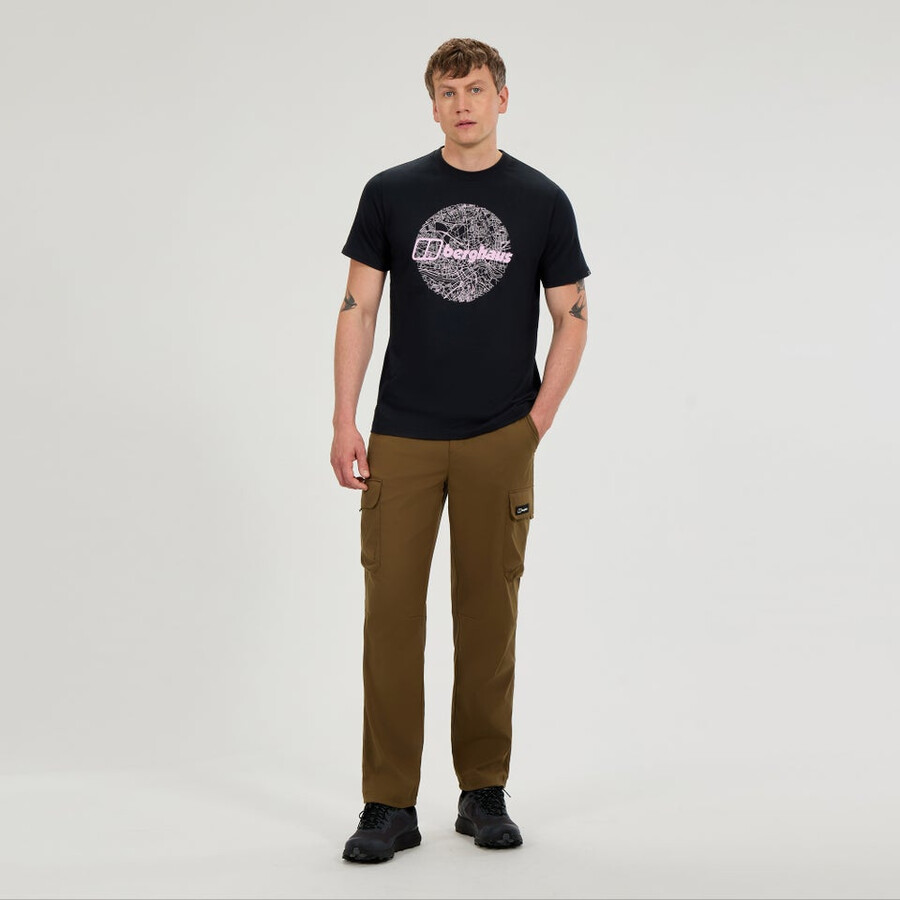 männer-karte für die toon tee - black die berghaus