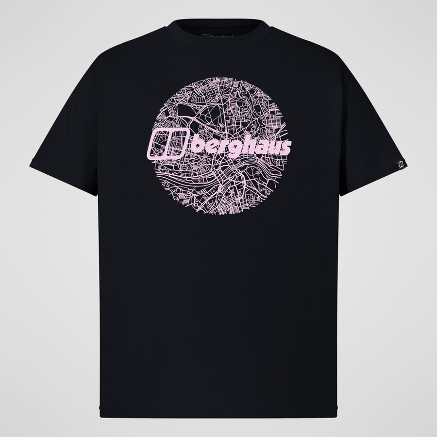 männer-karte für die toon tee - black die berghaus