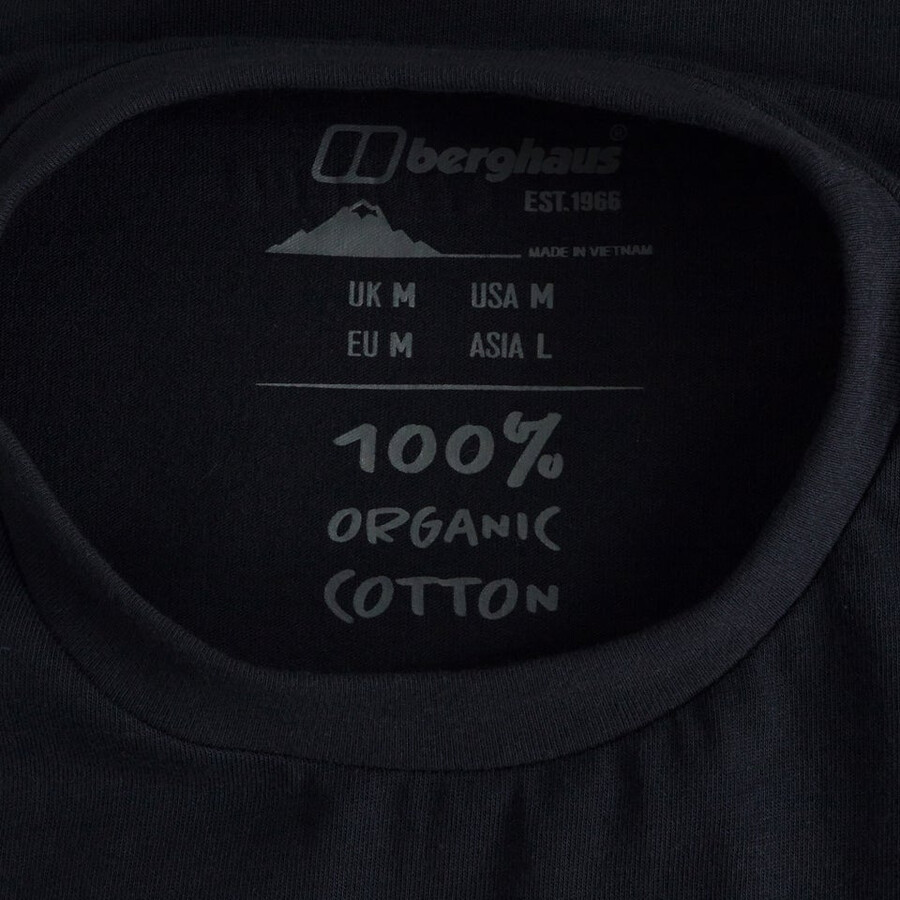 männer-karte für die toon tee - black die berghaus