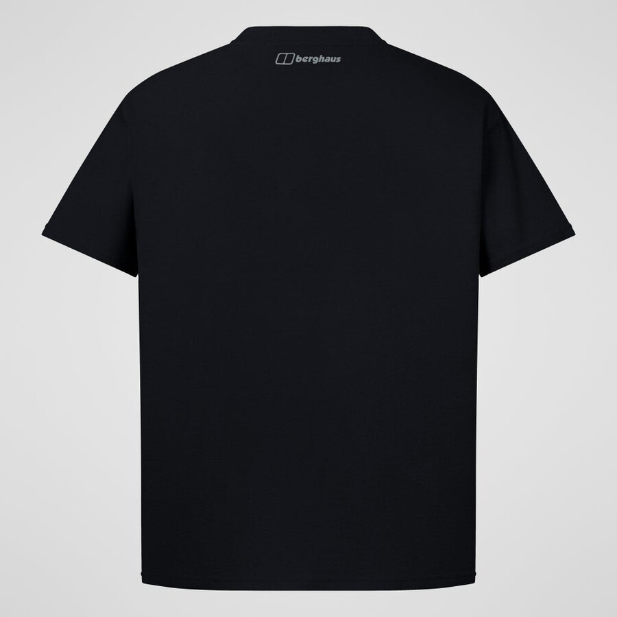 männer-karte für die toon tee - black die berghaus