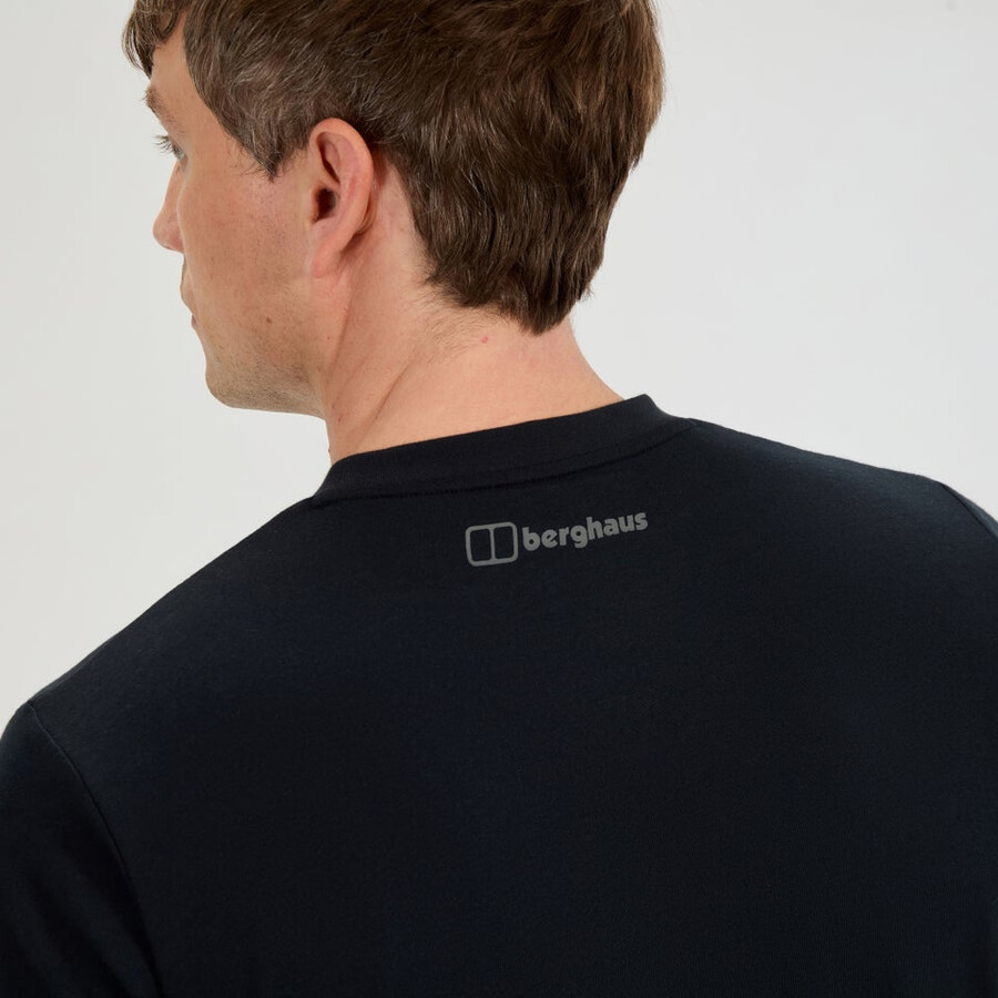 männer-karte für die toon tee - black die berghaus