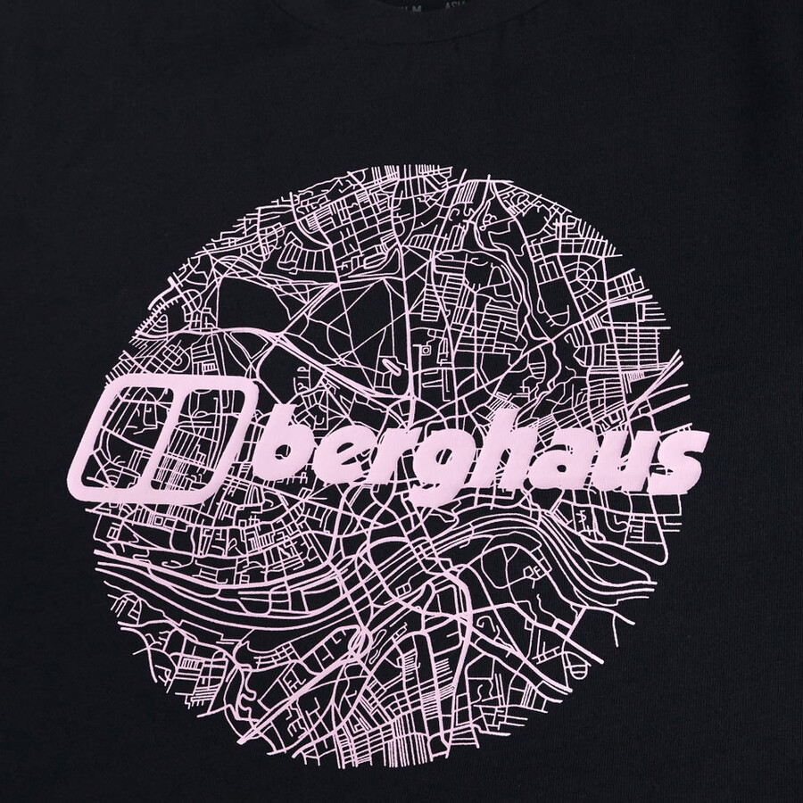 männer-karte für die toon tee - black die berghaus
