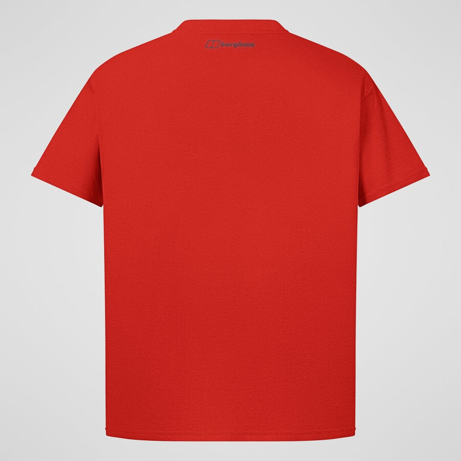 männer-karte für die toon tee - orange berghaus