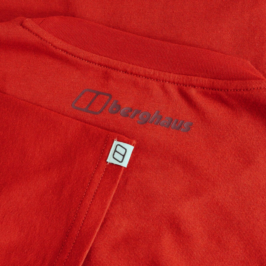 männer-karte für die toon tee - orange berghaus