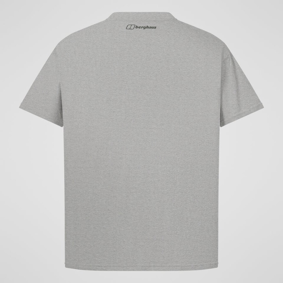 men s high level route tee - grau berghaus
