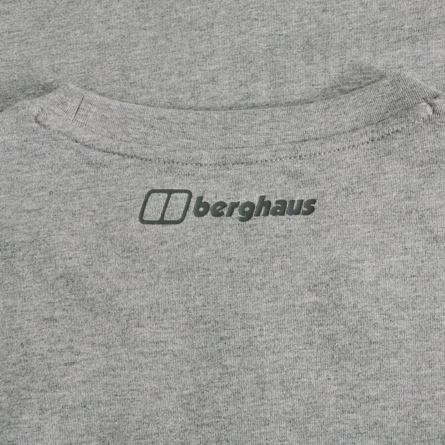 men s high level route tee - grau berghaus