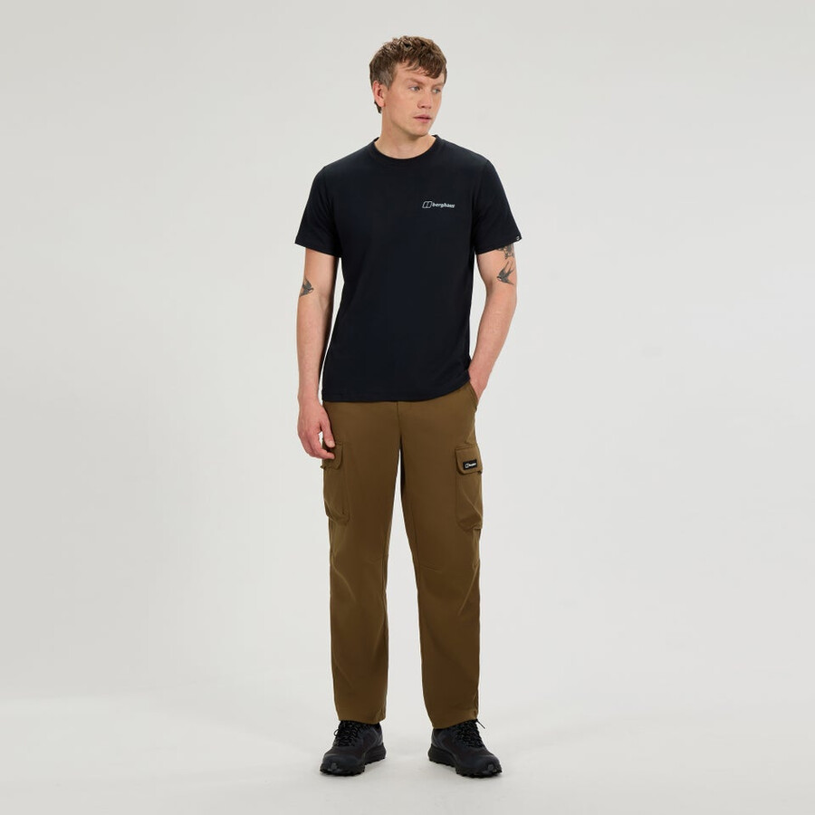 männer koordinaten tee - black die berghaus
