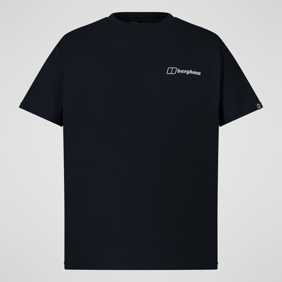 männer koordinaten tee - black die berghaus