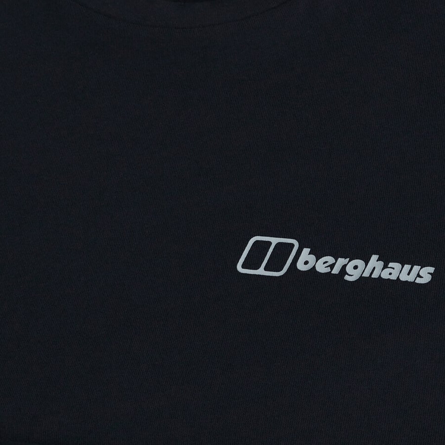 männer koordinaten tee - black die berghaus