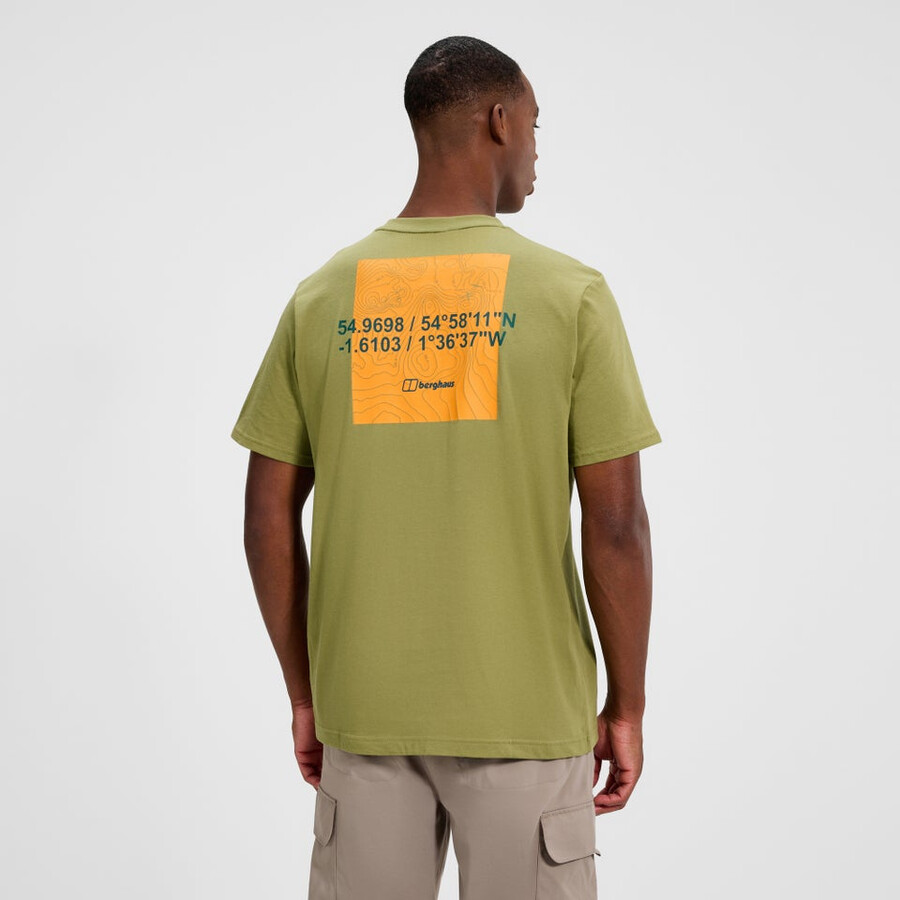 männer koordinaten tee - green berghaus