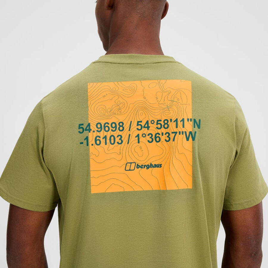 männer koordinaten tee - green berghaus