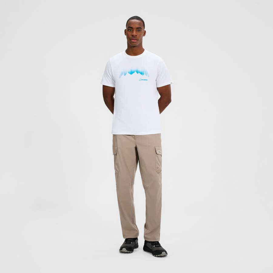 men s mountain strike tee - white berghaus