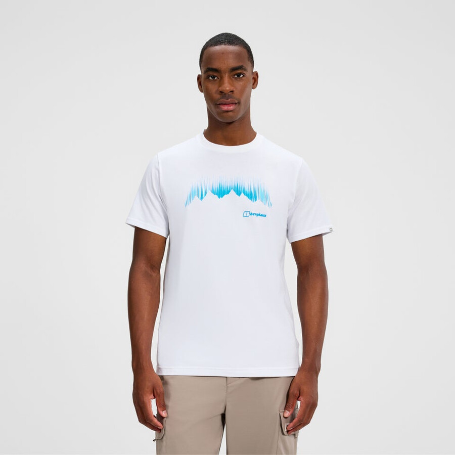 men s mountain strike tee - white berghaus