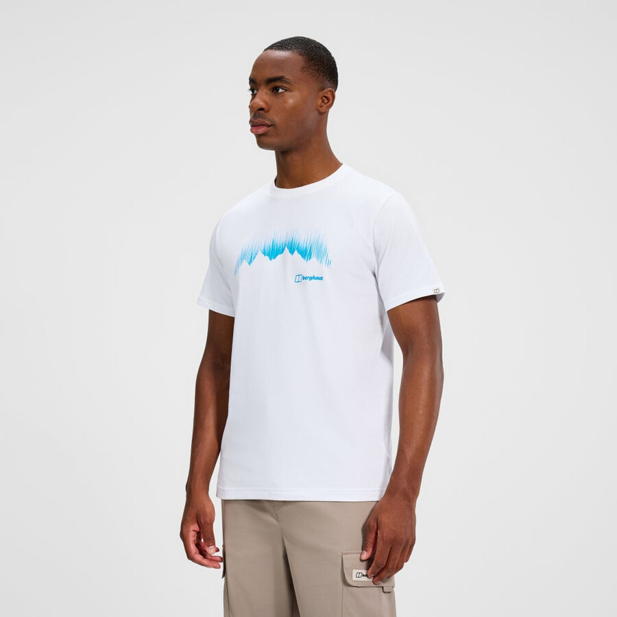 men s mountain strike tee - white berghaus