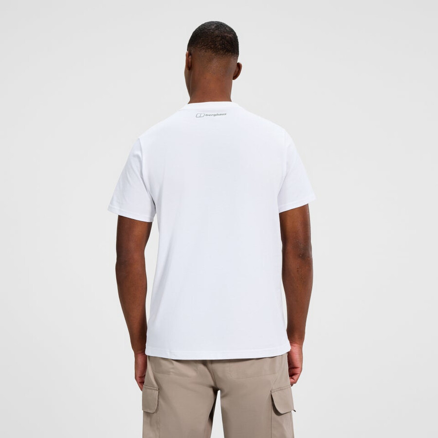 men s mountain strike tee - white berghaus