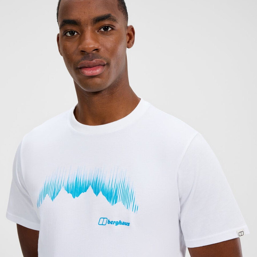 men s mountain strike tee - white berghaus
