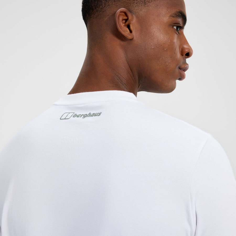 men s mountain strike tee - white berghaus