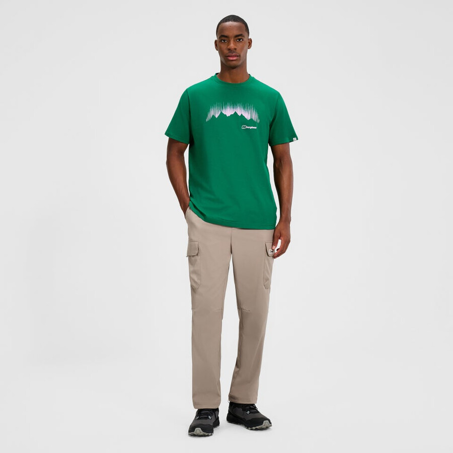 men s mountain strike tee - green berghaus