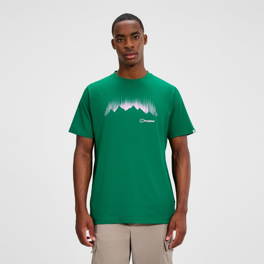 men s mountain strike tee - green berghaus