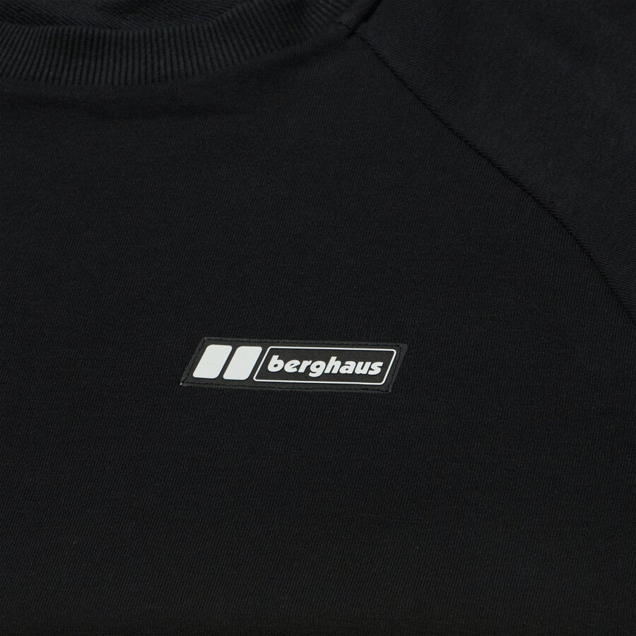 unisex vulkanismus tee - black die berghaus